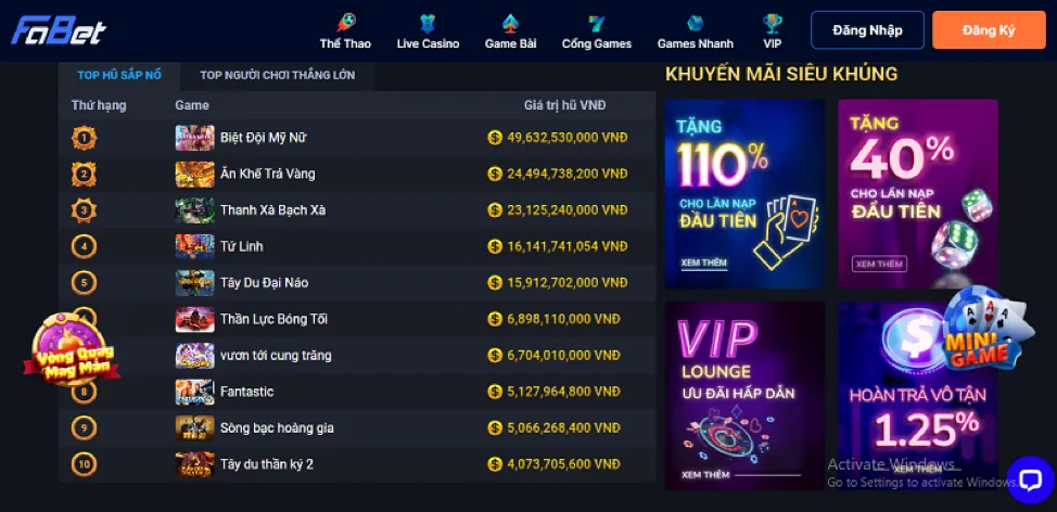 Cách tham gia chương trình VIP ok22 nổ hũ